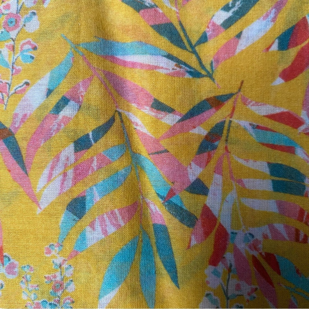 Sezane Yellow Floral Tie-Shoulder Camisole - Picture 8 of 13